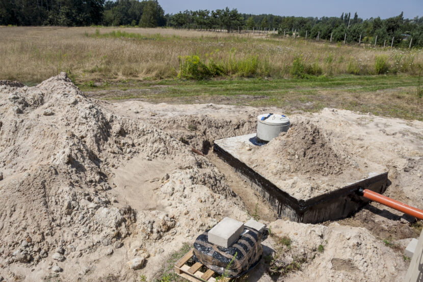 betonowe szambo